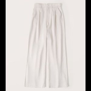 abercrombie tailored wide leg pants